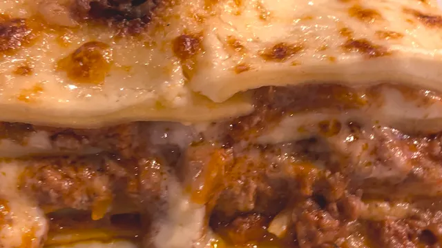 Lasagna italiana, se deshace en la boca