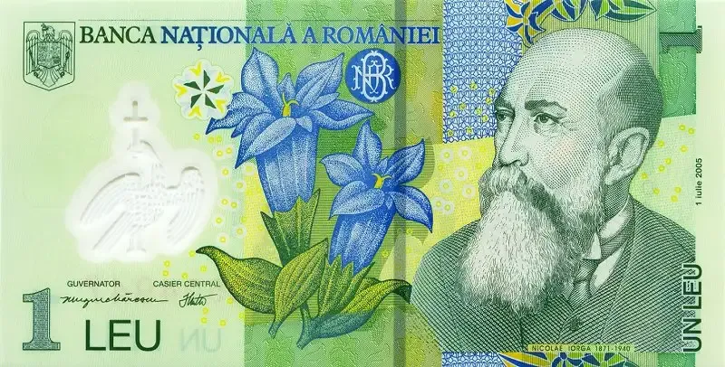 Dinero de Rumanía (RON / lei) moneda oficial Rumanía