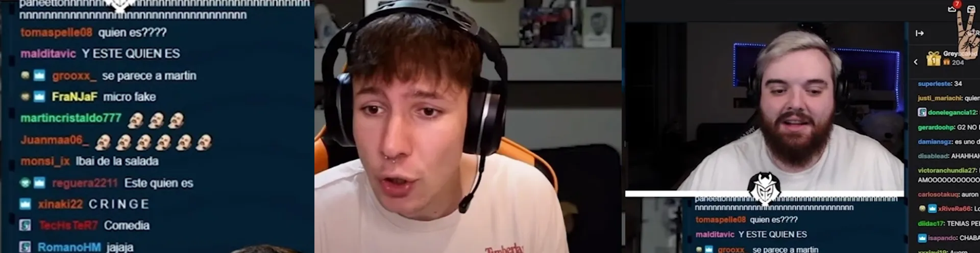 Eric Avito con auriculares